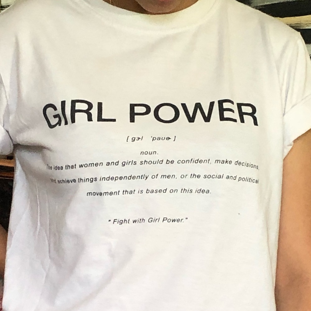 Girl Power White Tee